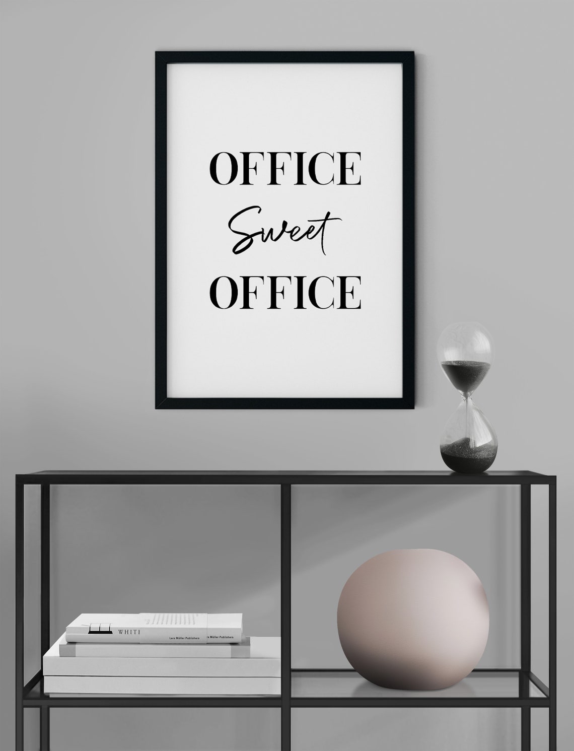 Office Sweet Office Quote Poster for Home Office Wall Decor Gift - Image 2