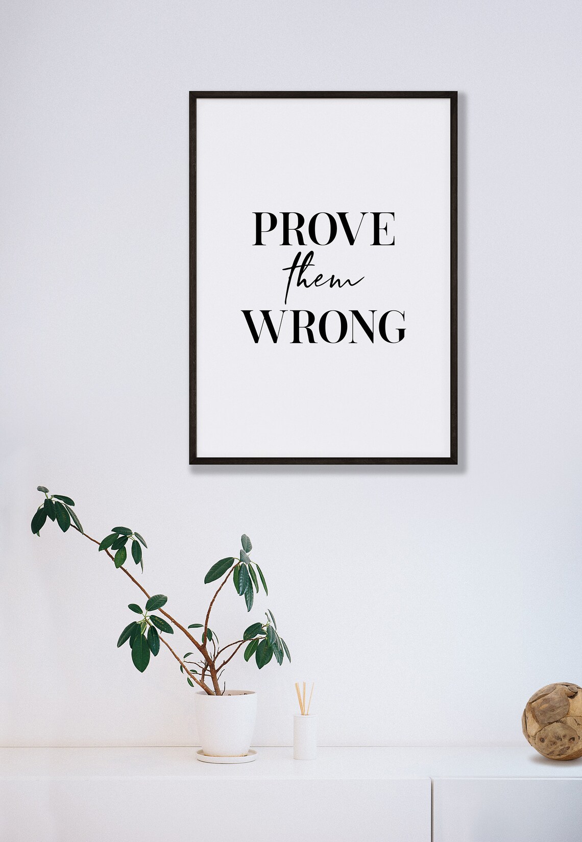 Prove Them Wrong Bold Motivational Inspirational Office Gym Poster - Image 3