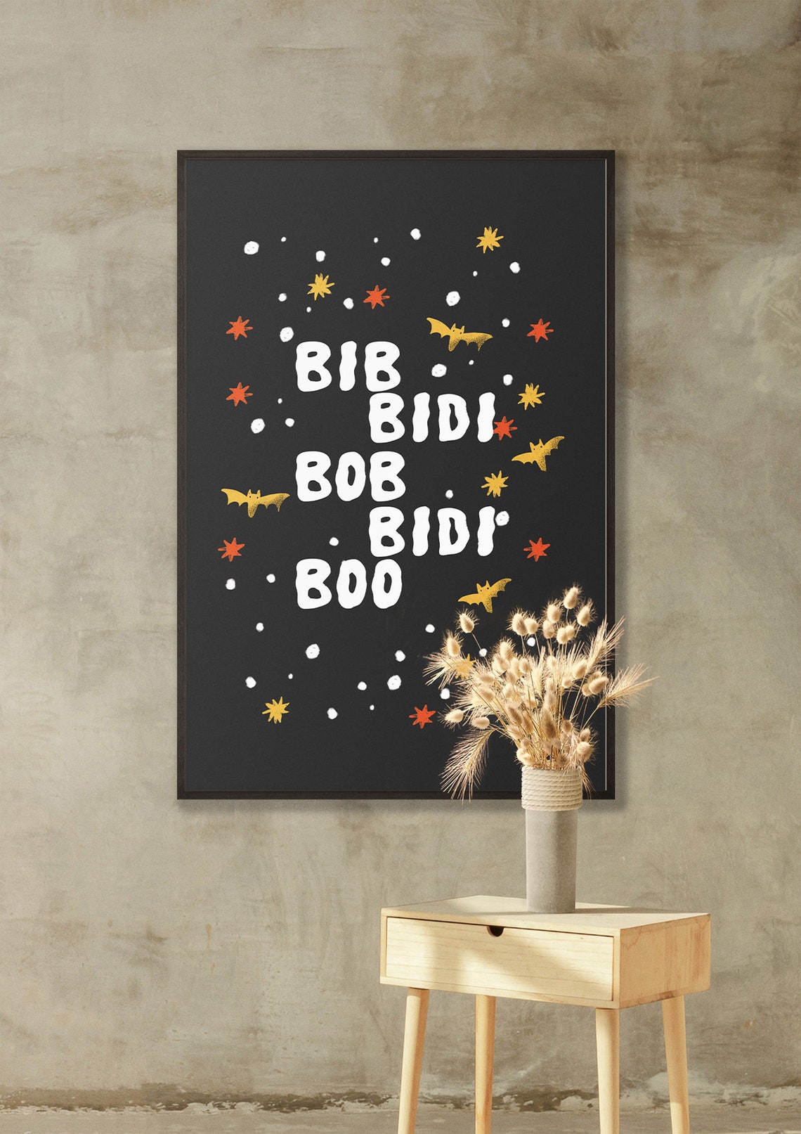 Bib Bidi Bob Bidi Boo Fairy Magic Phrase Halloween Party Poster - Image 4