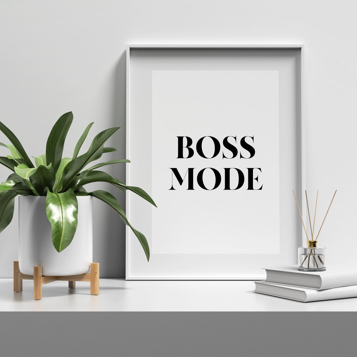Boss Mode Motivational Poster for Home Office and Entrepreneur Decor - Image 5