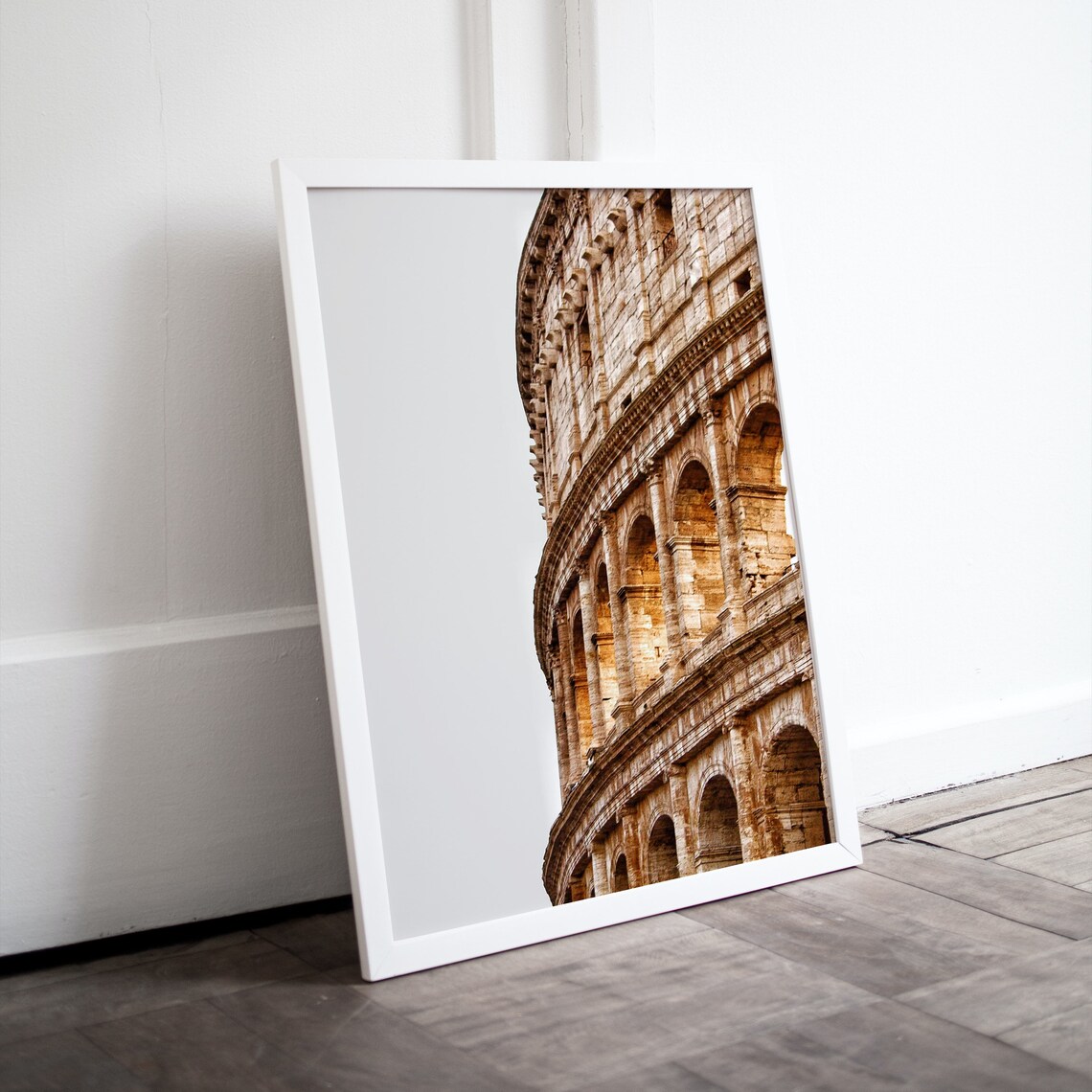 Rome Colosseum Close Up Golden Hour Ancient Italian Landmark Poster - Image 4