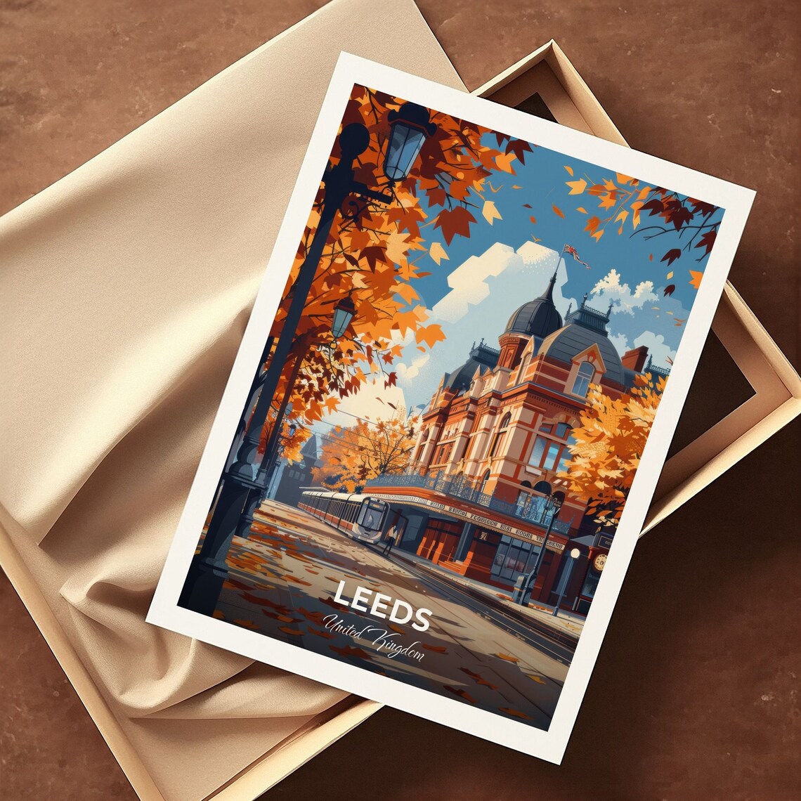 Leeds Hyde Park Picture House Autumn Street United Kingdom Poster - Image 3