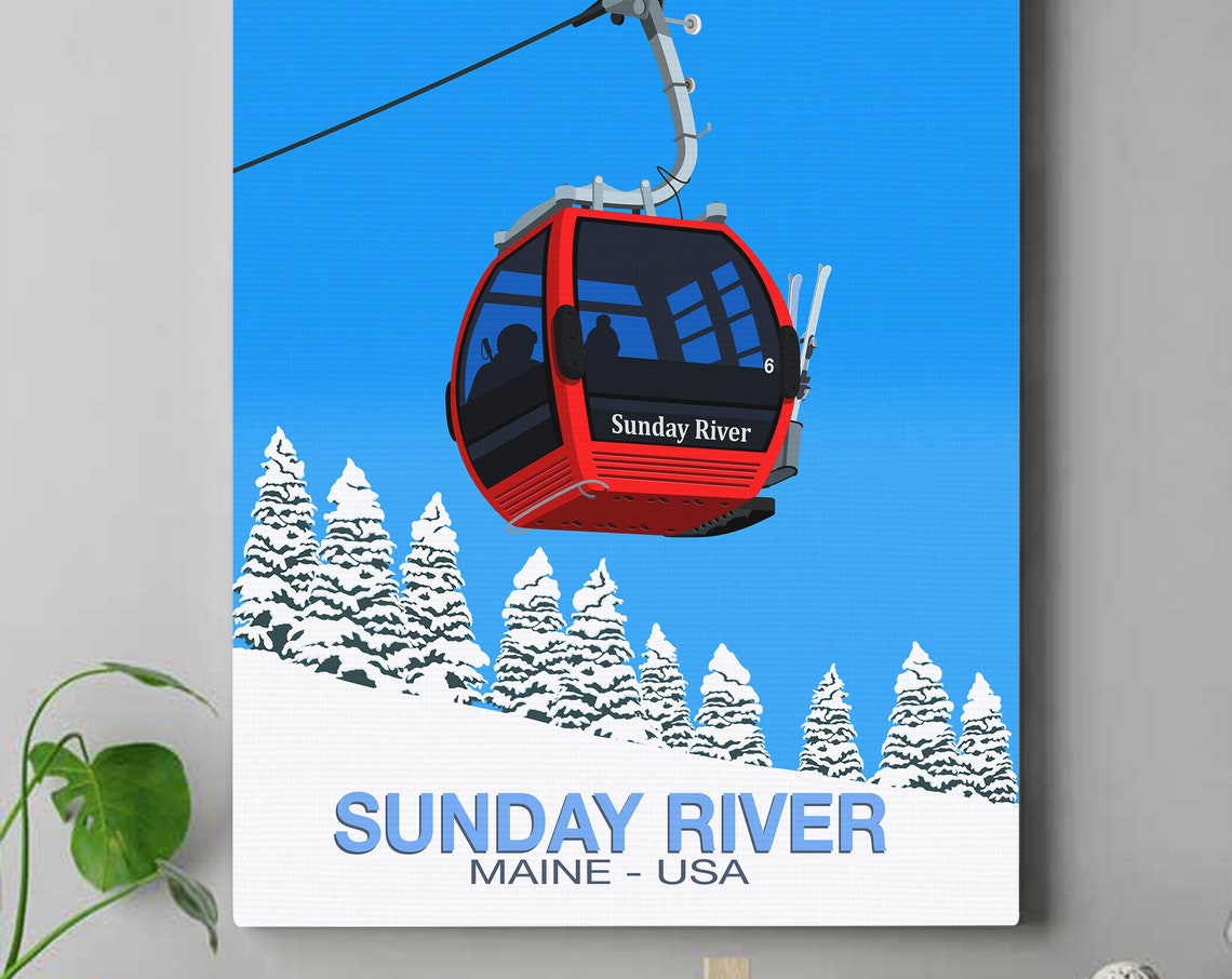 Sunday River Print
