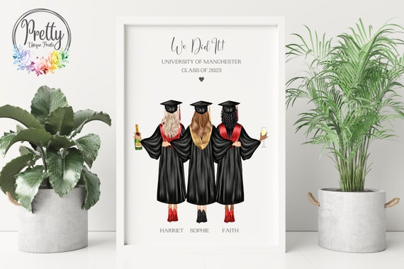 Personalised Graduation Print University of Manchester Class 2023