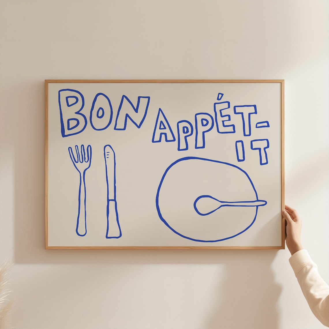 Bon Appetit Minimalist French Food Art Print - Image 3