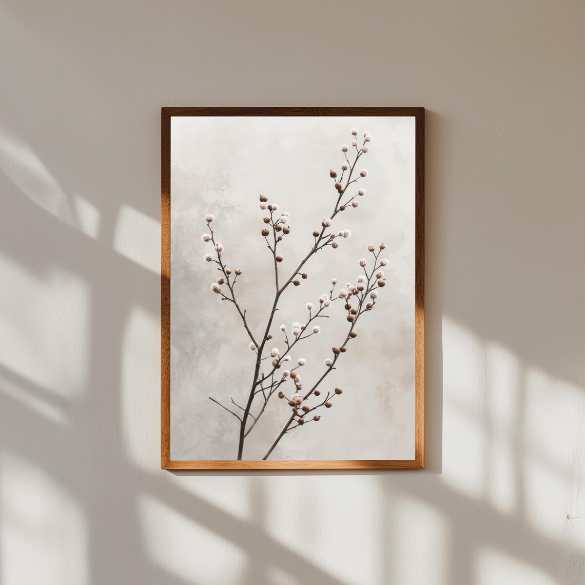 Abstract Botanical Print Modern Floral Fine Art Decor