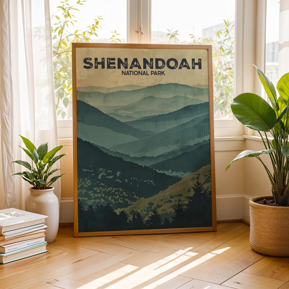 Shenandoah National Park Rustic Cabin Poster