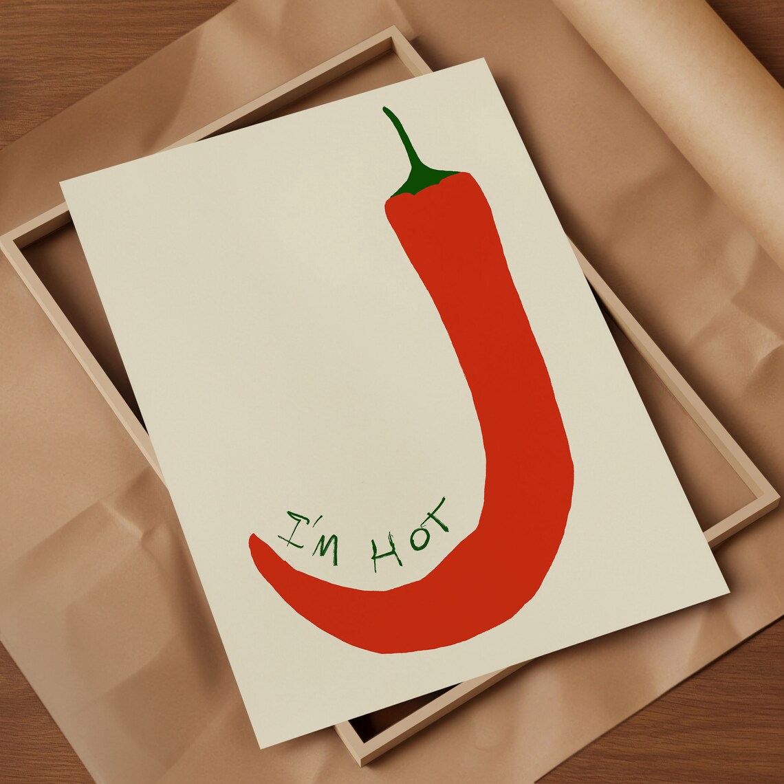 Soy Art De Pared, Hot Chili Kitchen Poster - Image 3