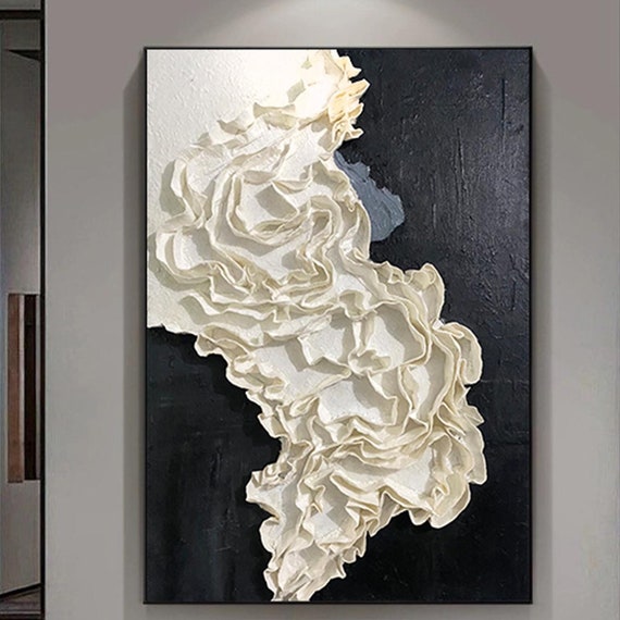 3dtextured Original Painting Acrylic Painting On Personalized Gifts Abstract Painting Framed Wall Painting For Living Room Wall Art