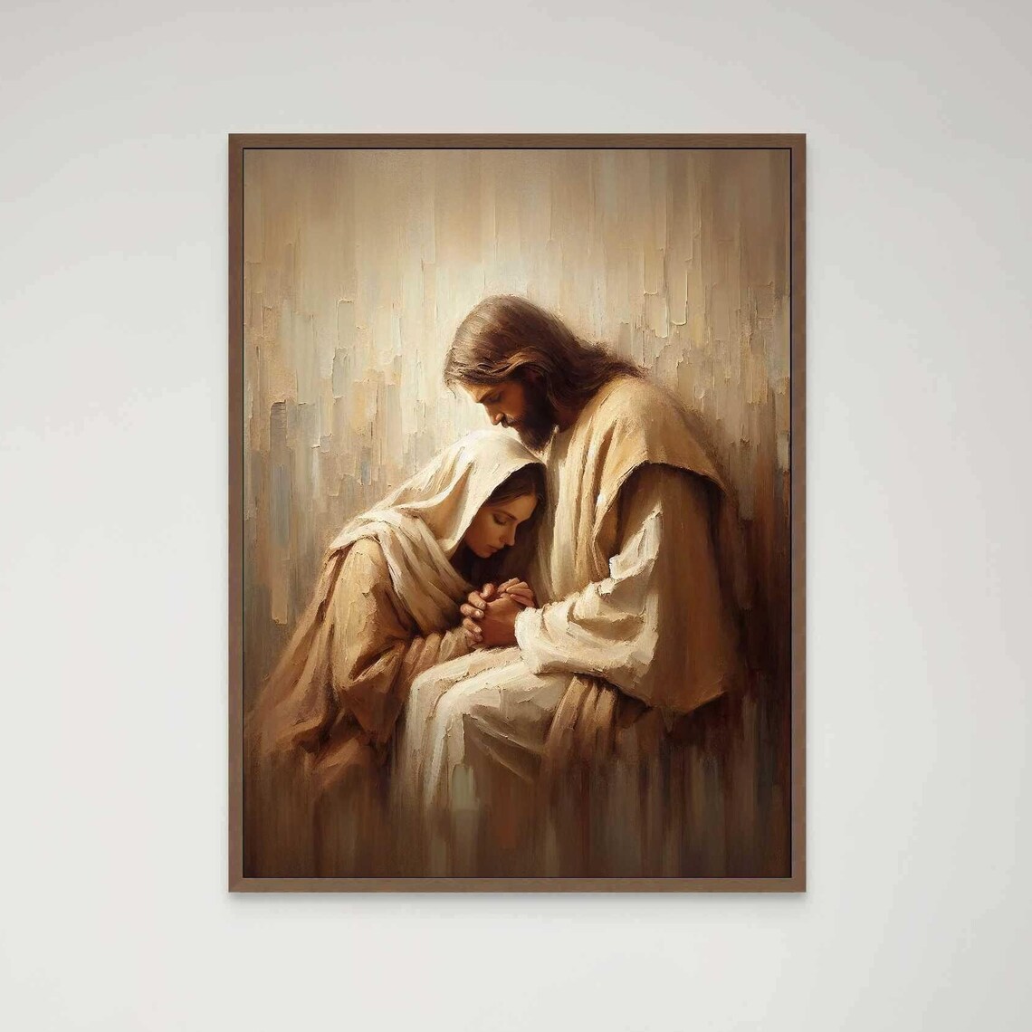 His Forgiveness Jesus and Woman Christian Art Print
