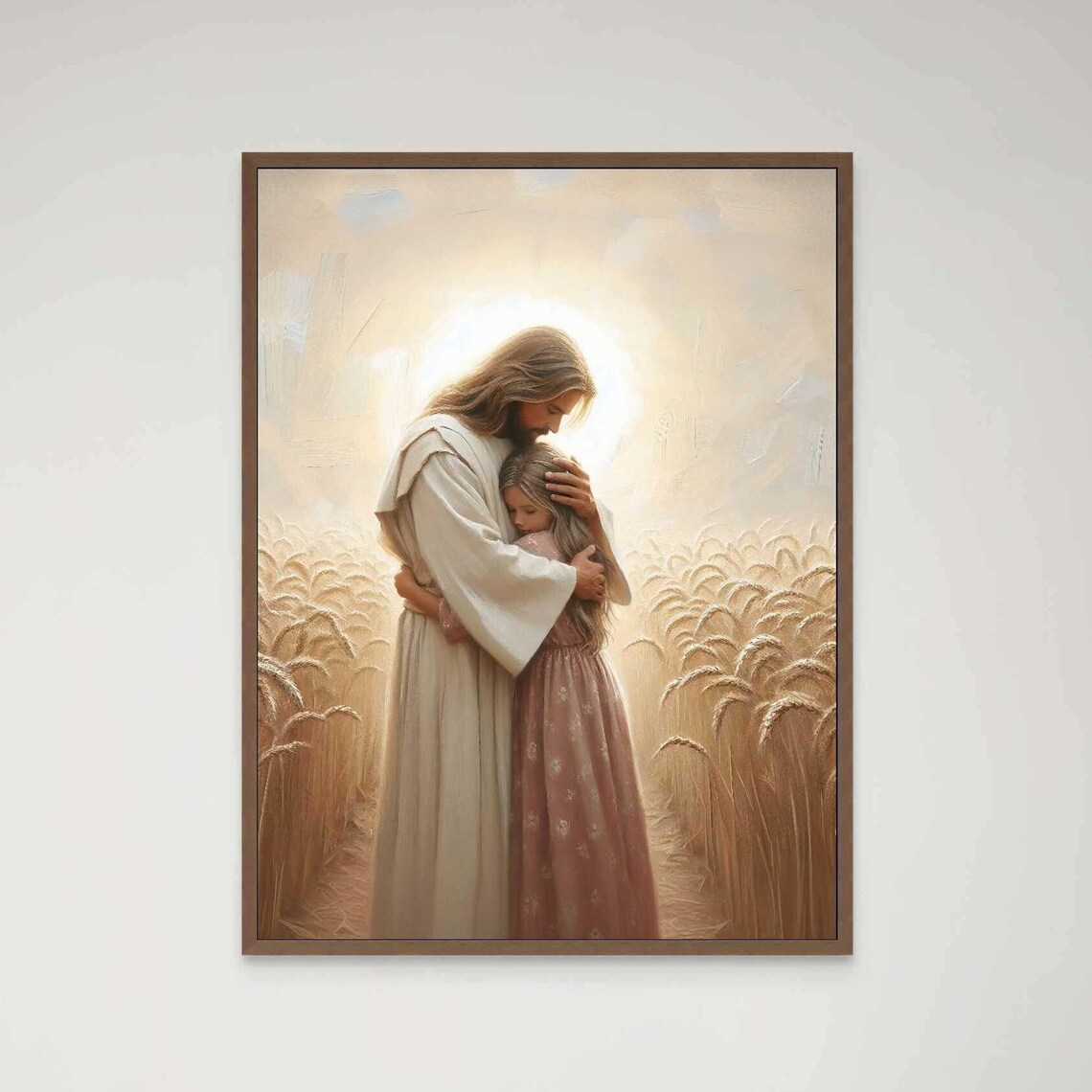 Learning To Trust Modern Christian Art Jesus With Girl Jesus Art Lds Art Bible Prints Jesus And Children Jesus Christ Art Jesus Jpg