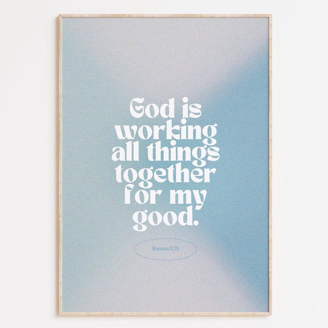 God Is Working Scripture Wall Art Prints Trendy Bible Verse Christian Religious Gift Apartment Decor