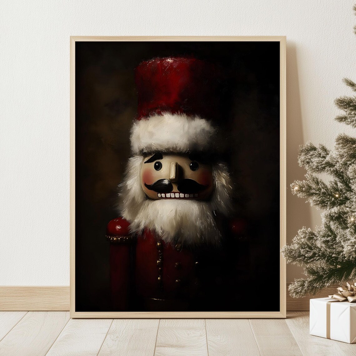 Nutcracker Soldier Christmas Print, Vintage Winter - Image 2
