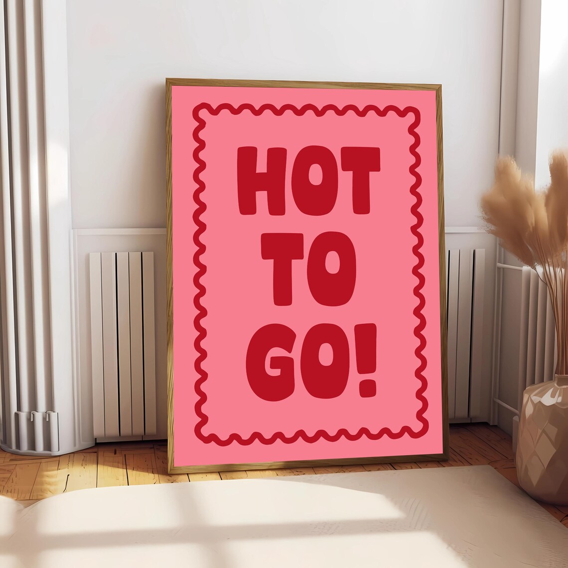 Hot To Go Art Print, Girly Coquette Decor - Image 2