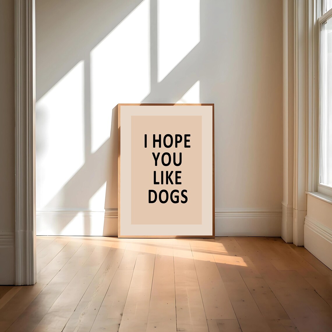 Dog Lover Art Print, Funny Apartment Decor - Image 4