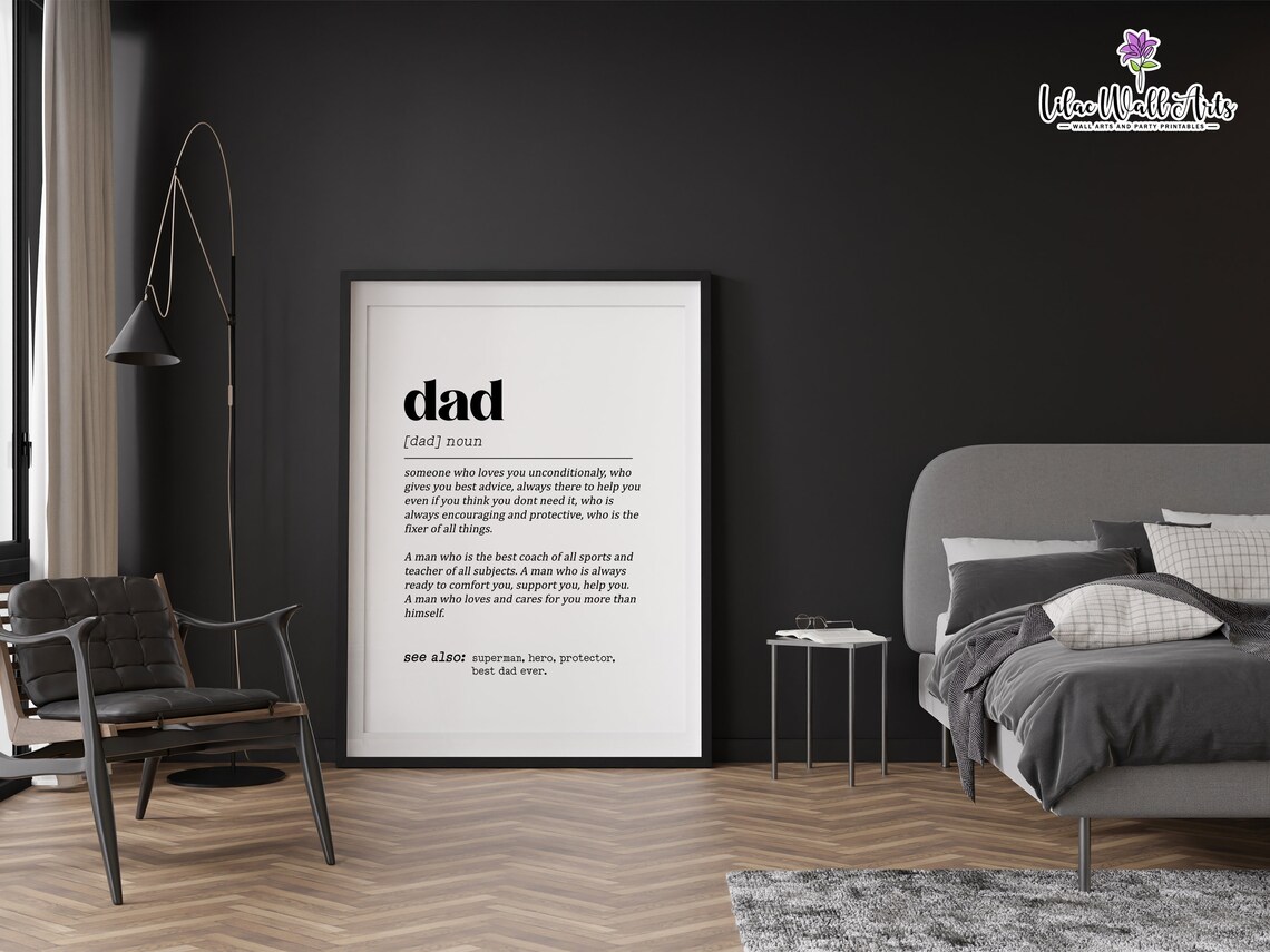 Dad Definition Print, Best Dad Ever Gift - Image 5