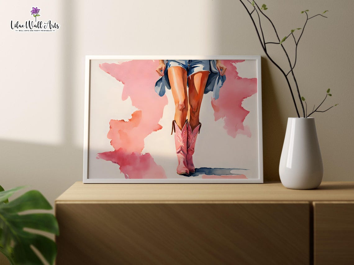 Cowgirl Aesthetic Prints Cowgirl Gift Long Live Cowgirls Boots Print Room Decor For Teens Cowgirl Wall Art Cowgirl Dcor Pink Nashville Art
