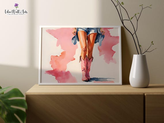 Cowgirl Aesthetic Prints Cowgirl Gift Long Live Cowgirls Boots Print Room Decor For Teens Cowgirl Wall Art Cowgirl Dcor Pink Nashville Art
