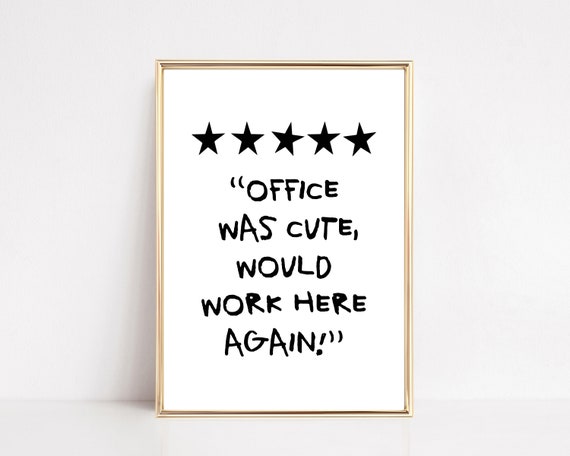 Home Office Wall Art Office Decor For Women Office Office Art Aesthetic Trendy Poster Print