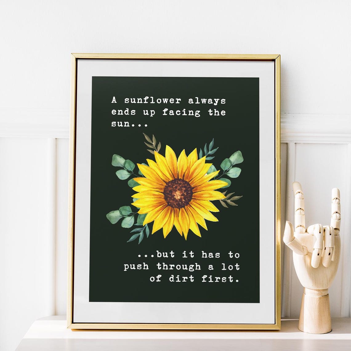 Sunflower Always Ends Up Facing The Sun