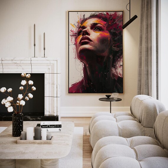 Abstract Power Of Expression Artwork Wall Art