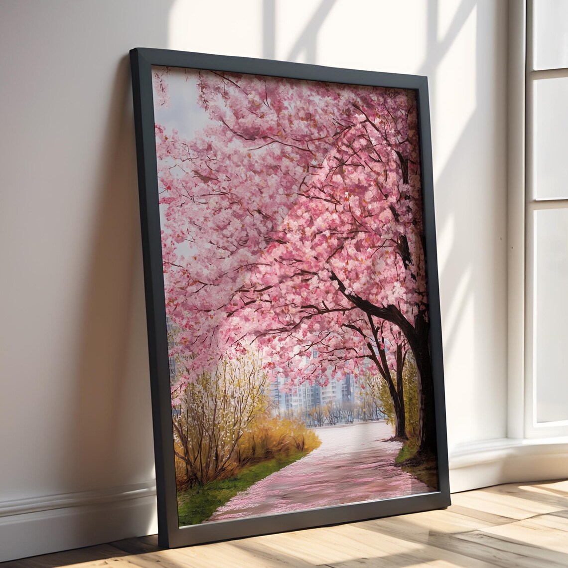 Cherry Blossom Japanese Wall Art, Tokyo Spring Flower Poster - Image 2