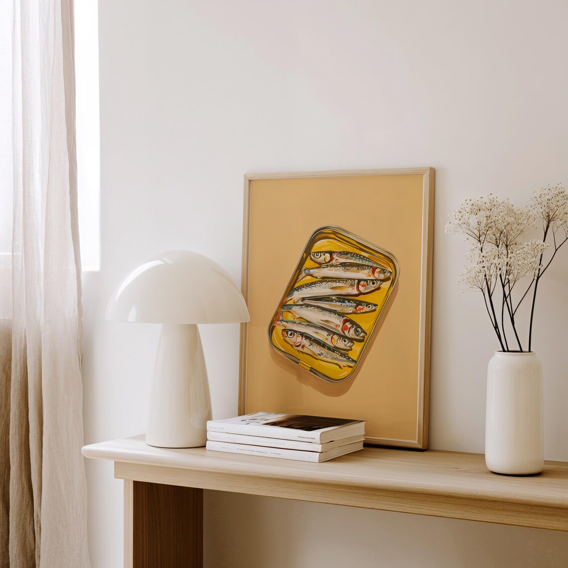 Sardines Tin Kitchen Print, Retro Fish Poster - Image 2