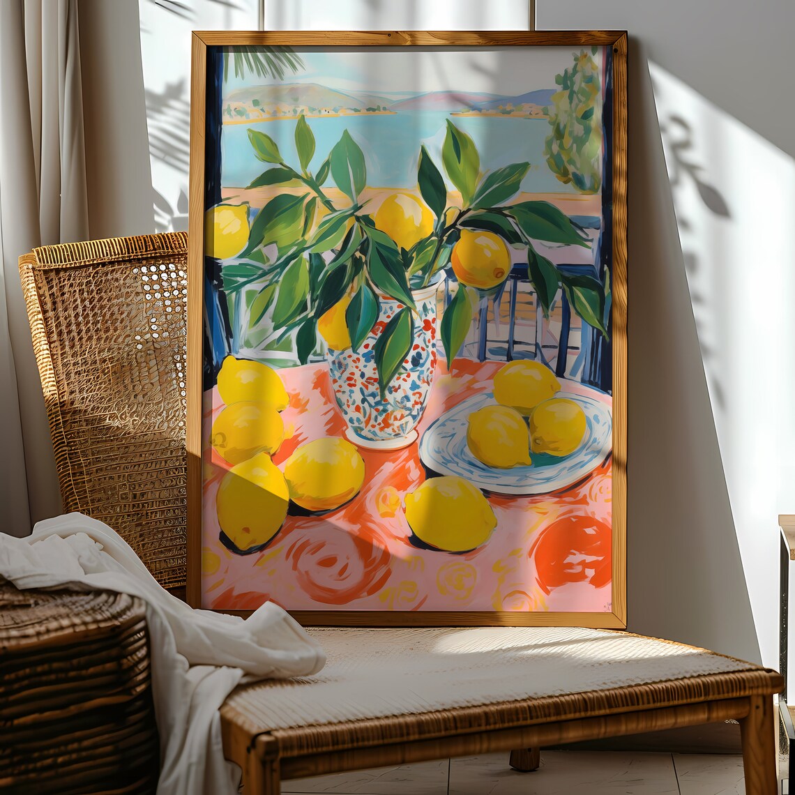 Henri Matisse Open Window Fauvism Lemon Poster - Image 2