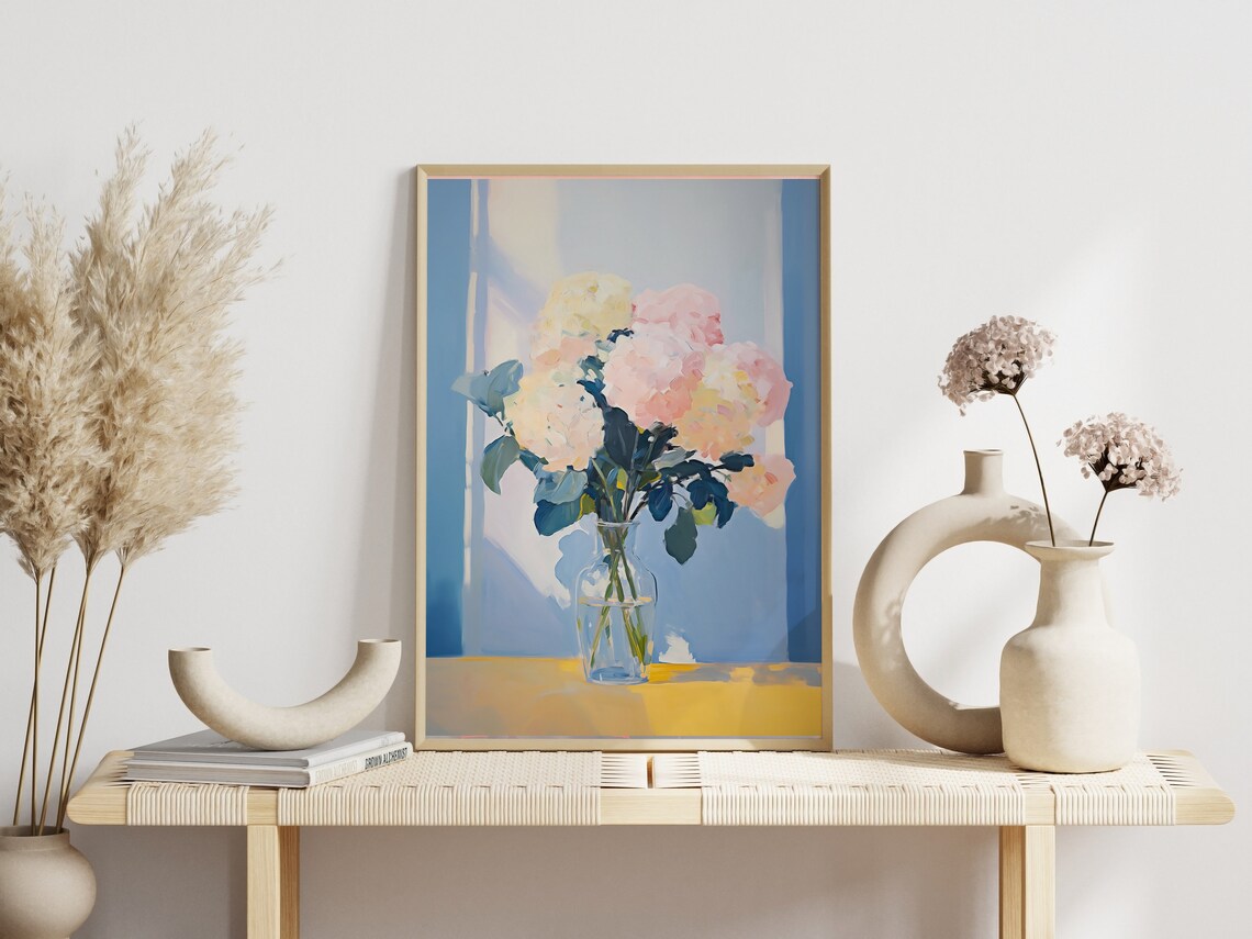 Hydrangea Print, Vintage Farmhouse Art Print - Image 3