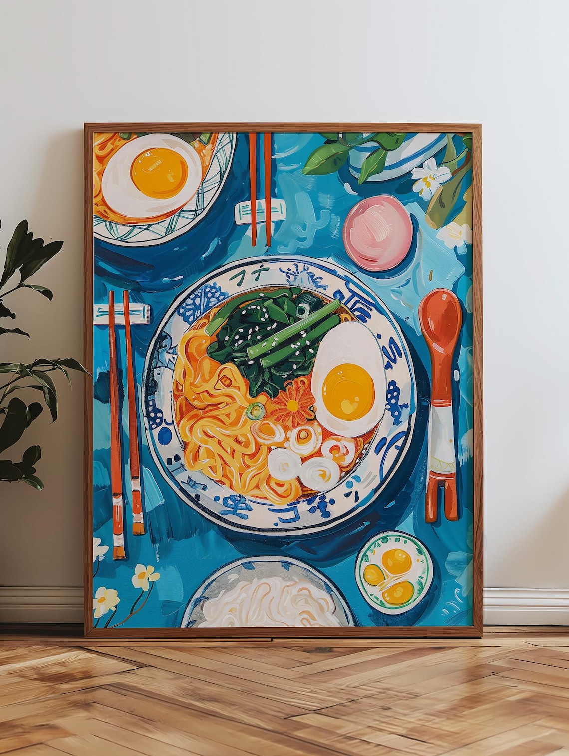 Delicious Ramen Japanese Kitchen Art Poster - Image 3