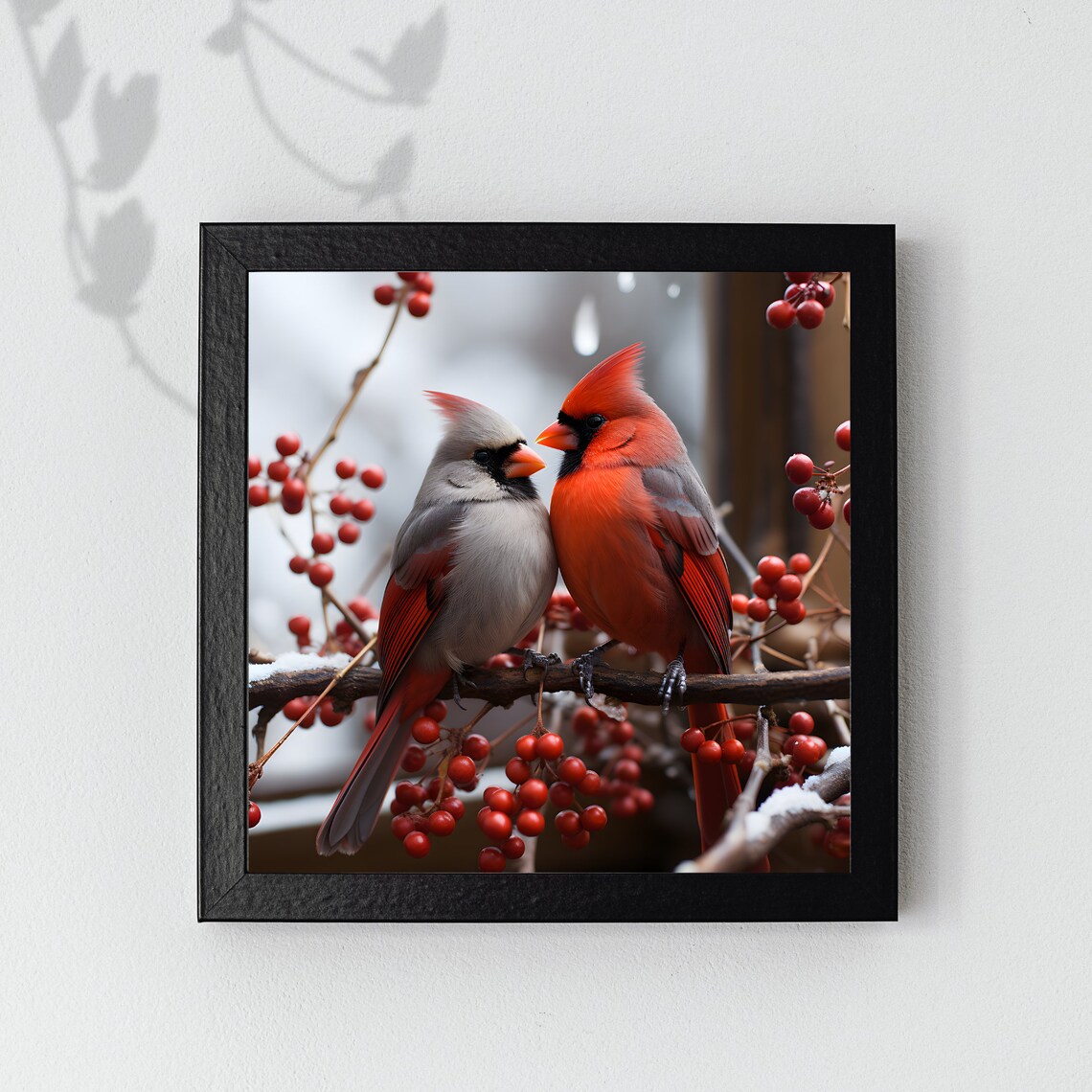 Cardinal Couple Love Bird Animal Lover Gift