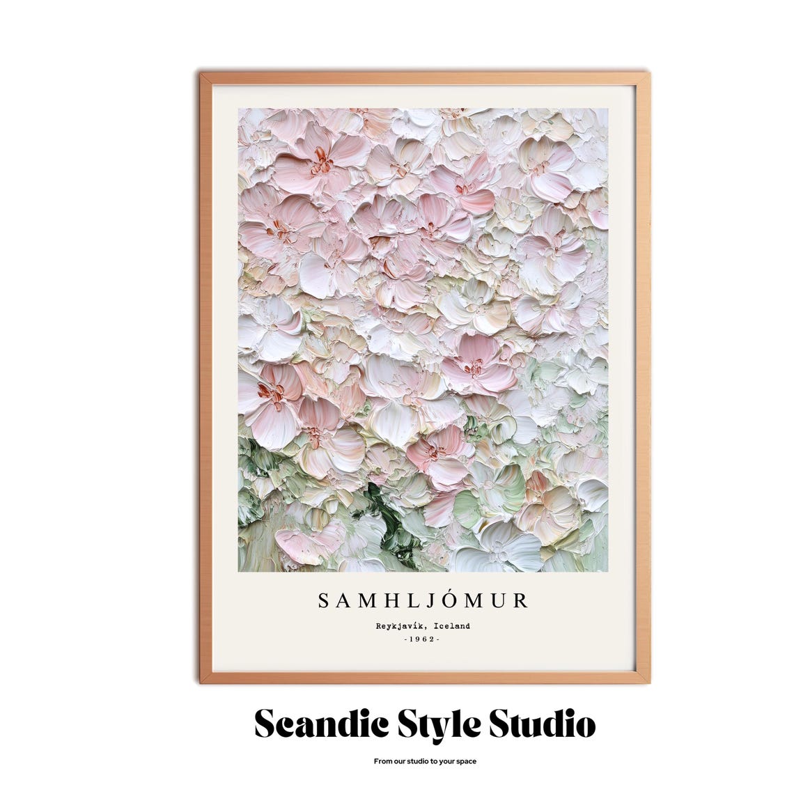 Reykjavik Flower Market Boho Floral Art Print - Image 3
