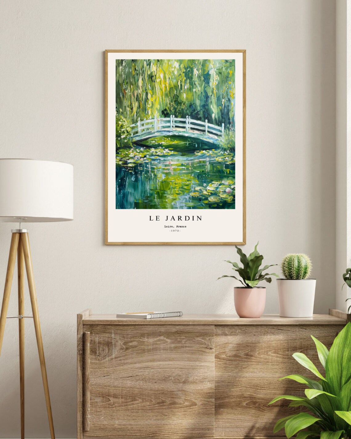 Le Jardin Print, Boho Floral Garden Art Print - Image 2