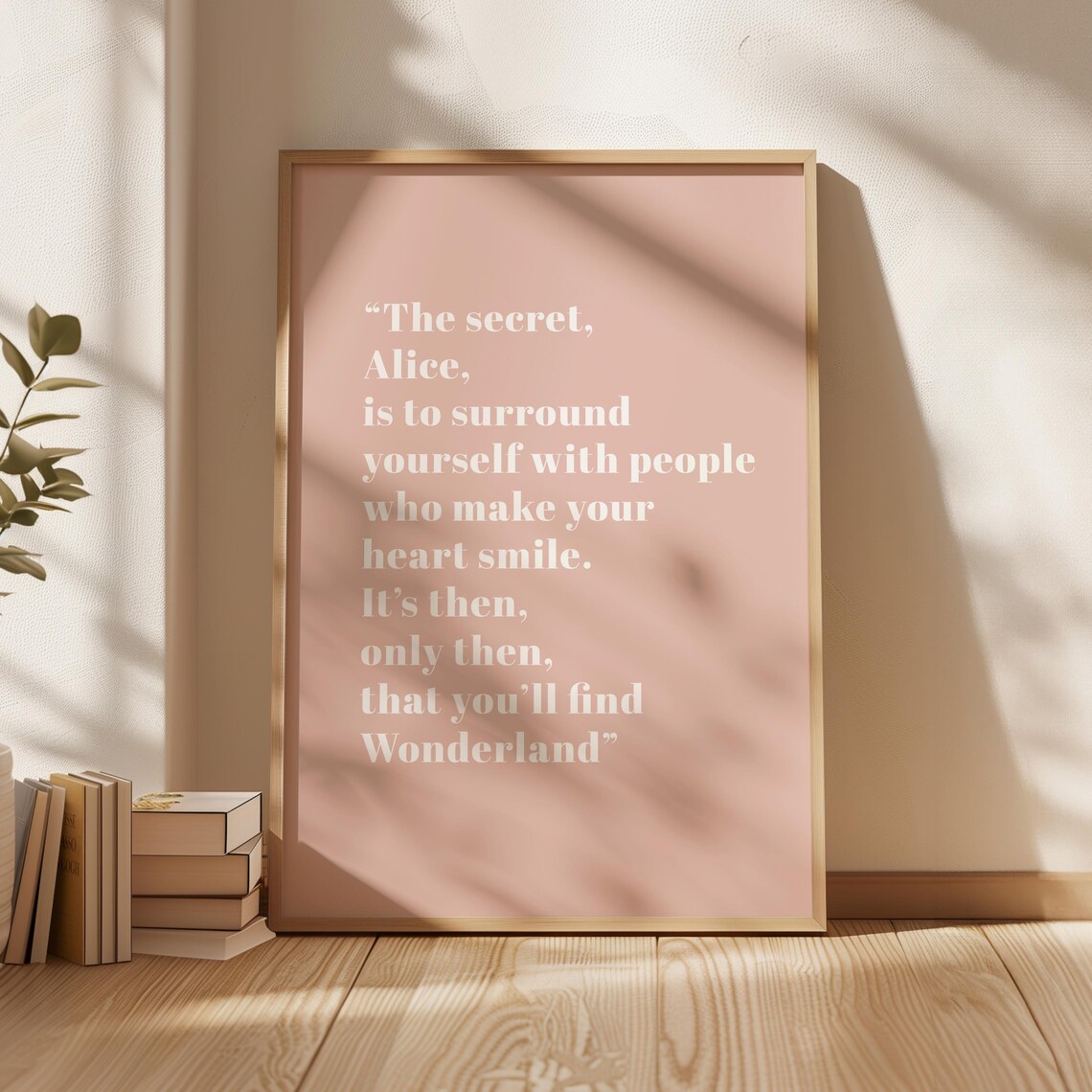 Alice In Wonderland Friends Art Print, Kids Room