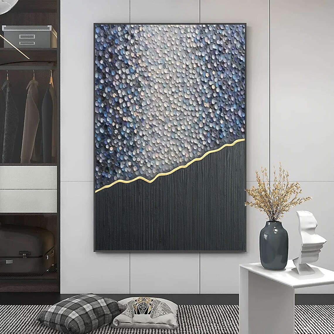 Abstract Painting, Modern Living Room Decor - Image 3