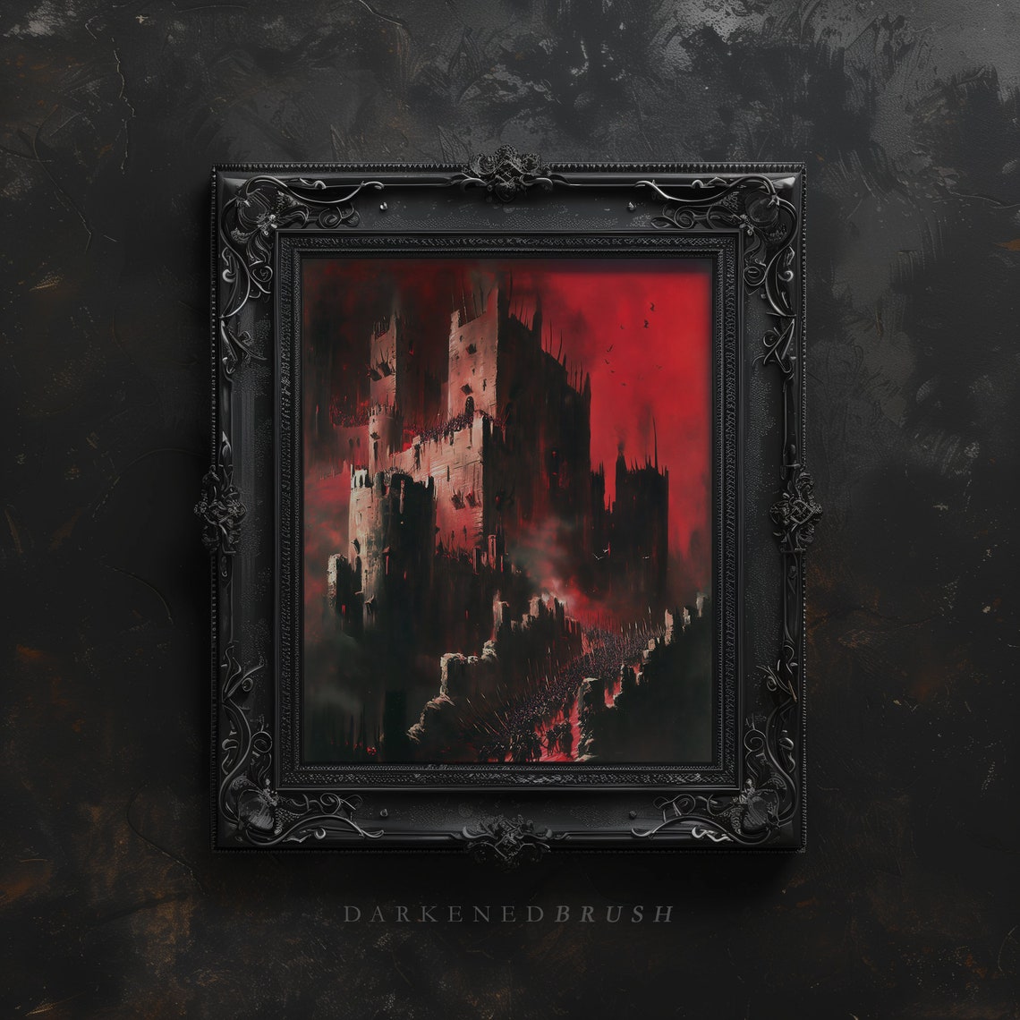 Victorian Aesthetics In Dark Academia Gothic Horror Art Artful Goth Oil Paintings Unique Dcor For Themed Spaces