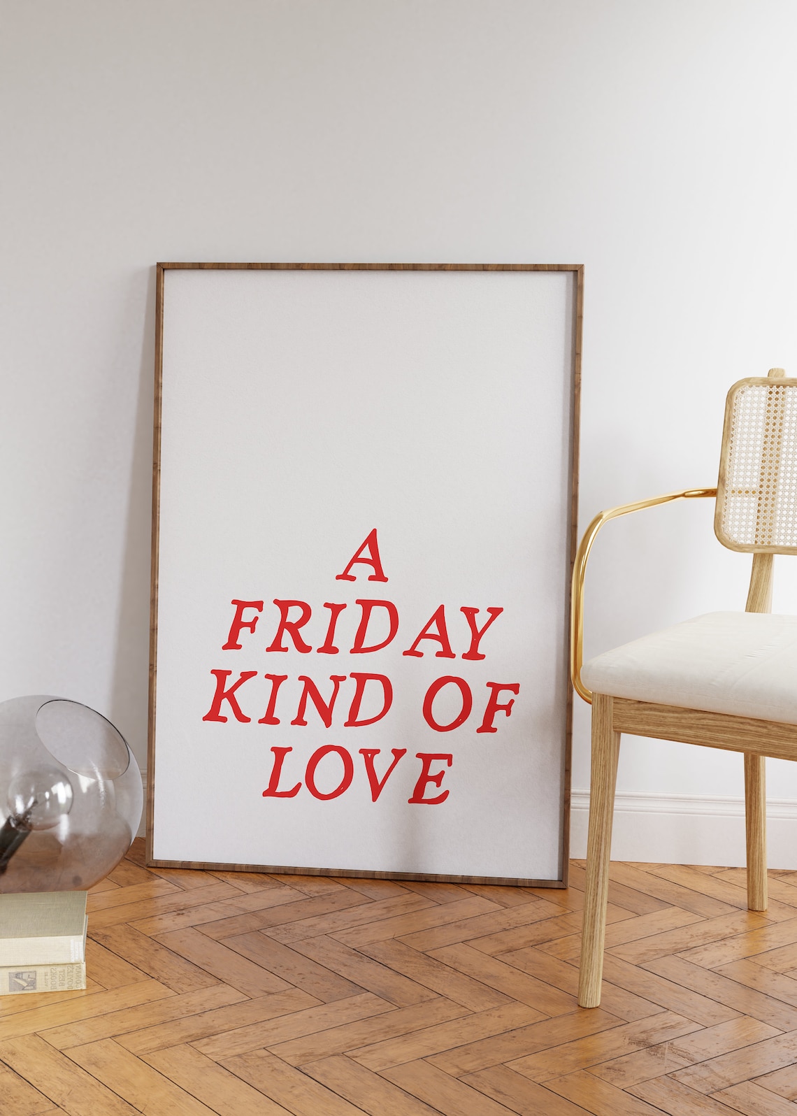 Friday Kind Of Love Retro Lovecore Art Print