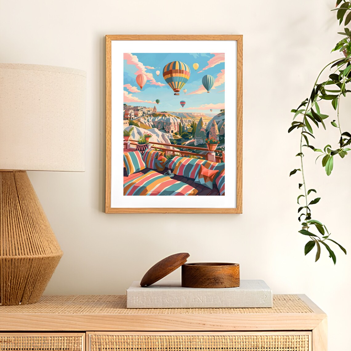 Cappadocia Illustration, Turkey Travel Poster - Image 3