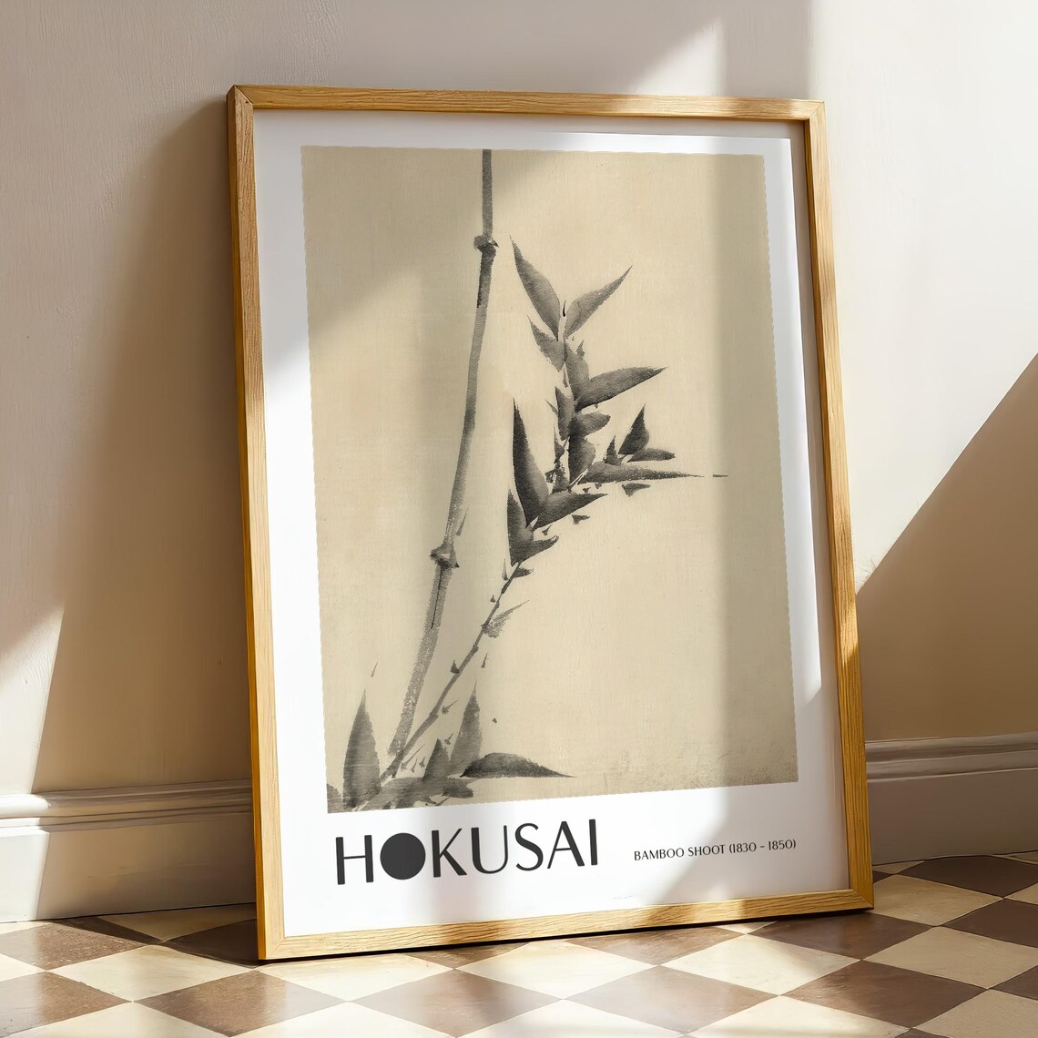 Katsushika Hokusai Bamboo Shoots, Japanese Ukiyo-E Art Print