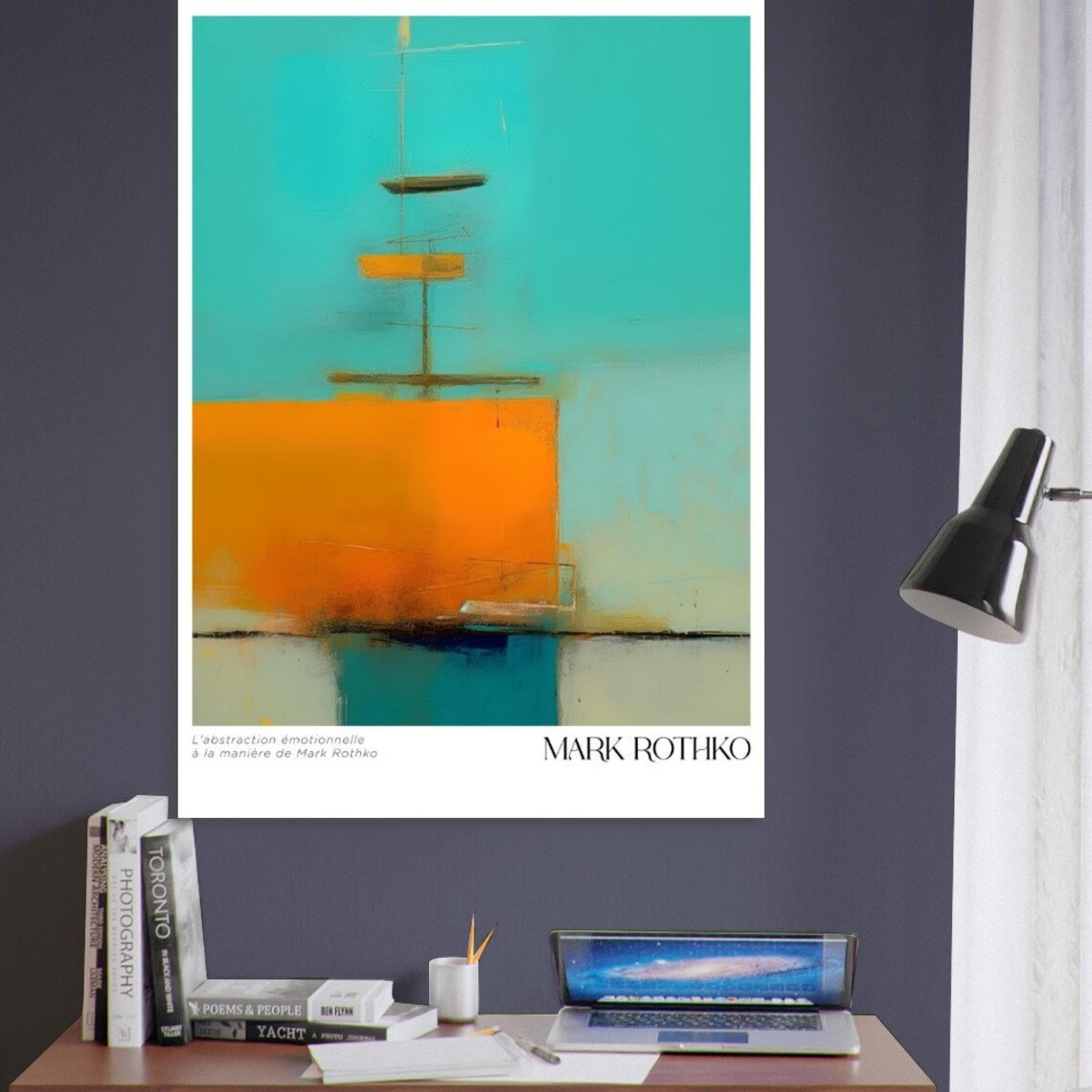 Mark Rothko Exhibition Print, Modern Abstract Art