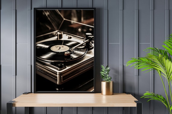 Vintage Record Classic Travel Poster