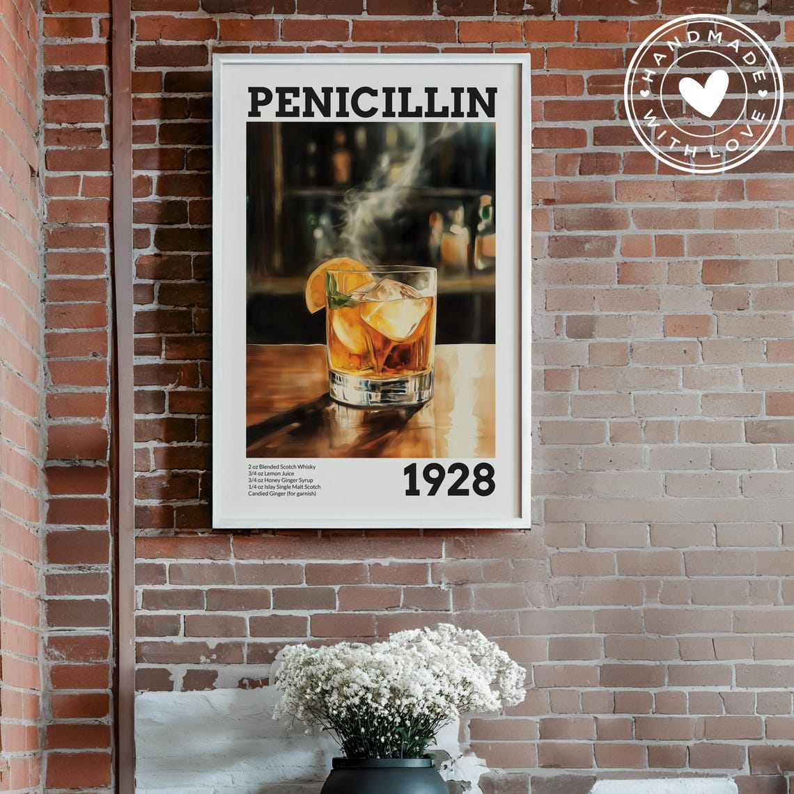 Vintage Penicillin Travel Poster - Image 2