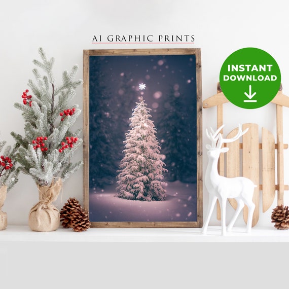 Christmas Tree - Modern Travel Poster