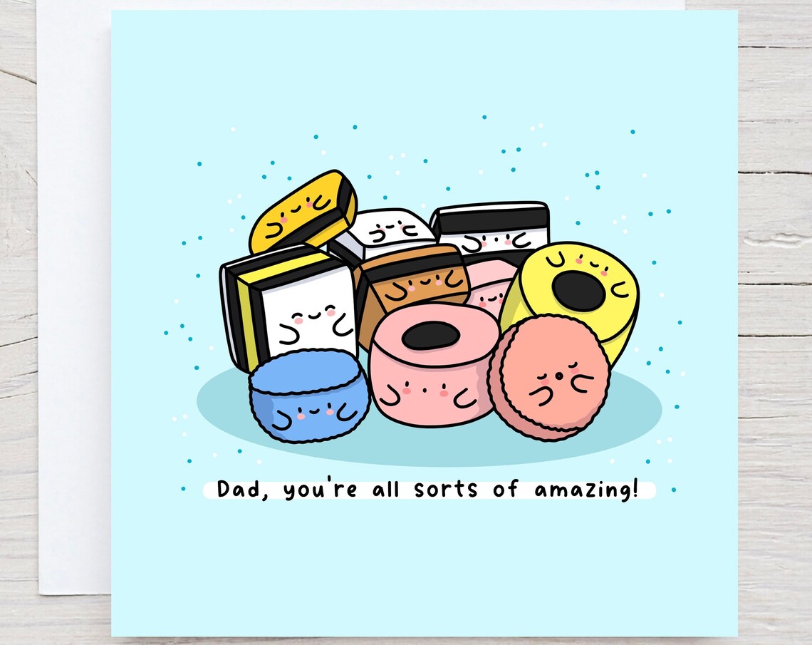 Liquorice Allsorts Pile Dad Youre All Sorts Of Amazing Wall Art