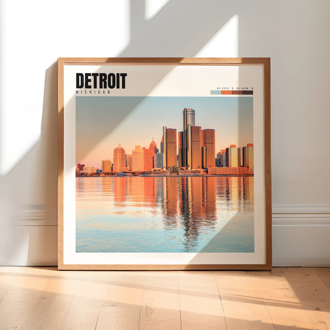 Detroit, Michigan Photography Poster Art Print