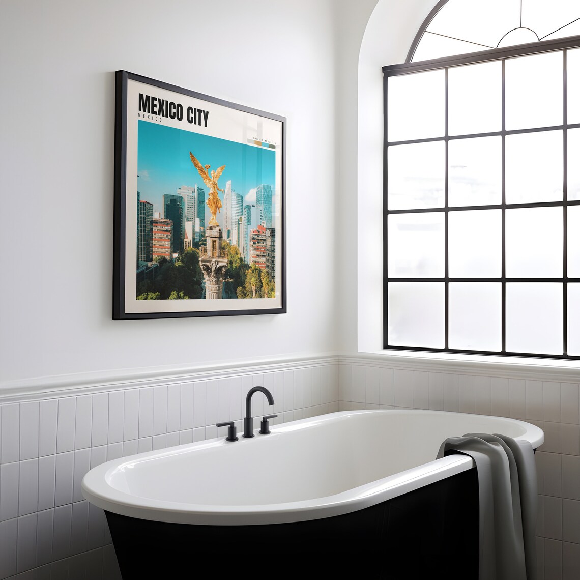 Mexico City Travel Poster, City Wall Art Print - Image 2