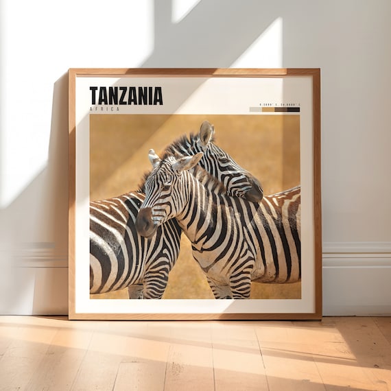 Tanzania Print Tanzania Africa Poster Tanzania Wall Art Tanzania Decor Tanzania Artwork Tanzania Gift P 164