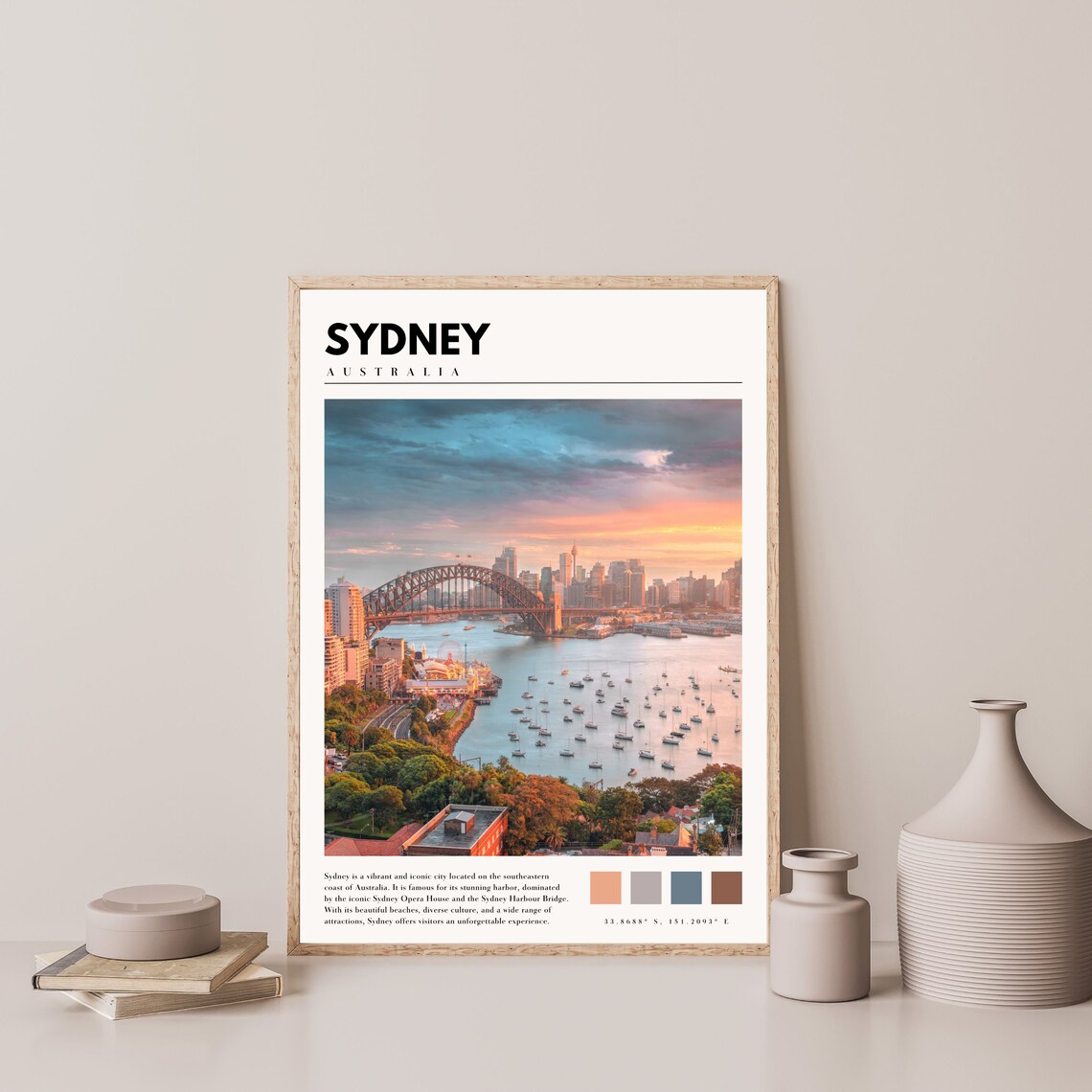 Sydney, Australia Travel Poster, City Wall Art - Image 4