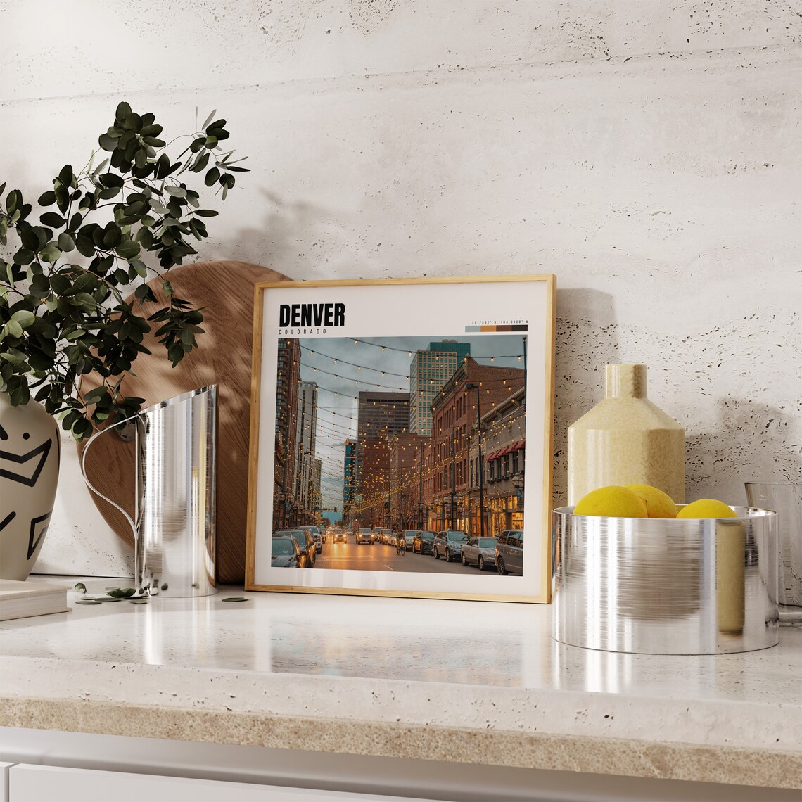 Denver Colorado Travel Poster, City Wall Art Print - Image 4
