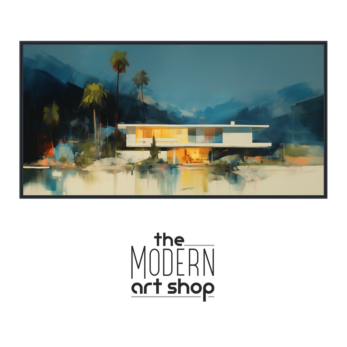 Palm Springs Retro Mid-Century Architecture Art Print - Image 4